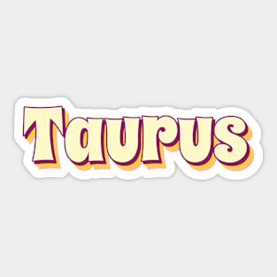 Taurus Sticker